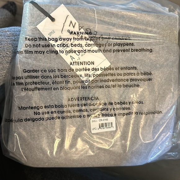 AOTA NWT Elena Vegan croc print crossbody bag‎ black - Picture 5 of 12